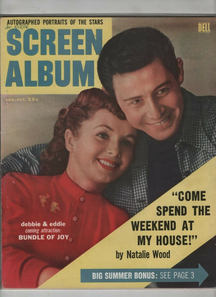 Screen Album Mag Debbie Reynolds & Eddie Fisher August/October 1956 070320nonr