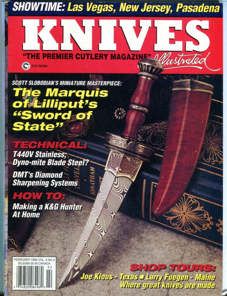 Knives Illustrated Magazine February 1995 Sword Of State EX No ML 101316jhe