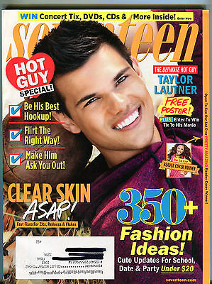 Seventeen Magazine October 2011 Taylor Lautner EX 070616jhe