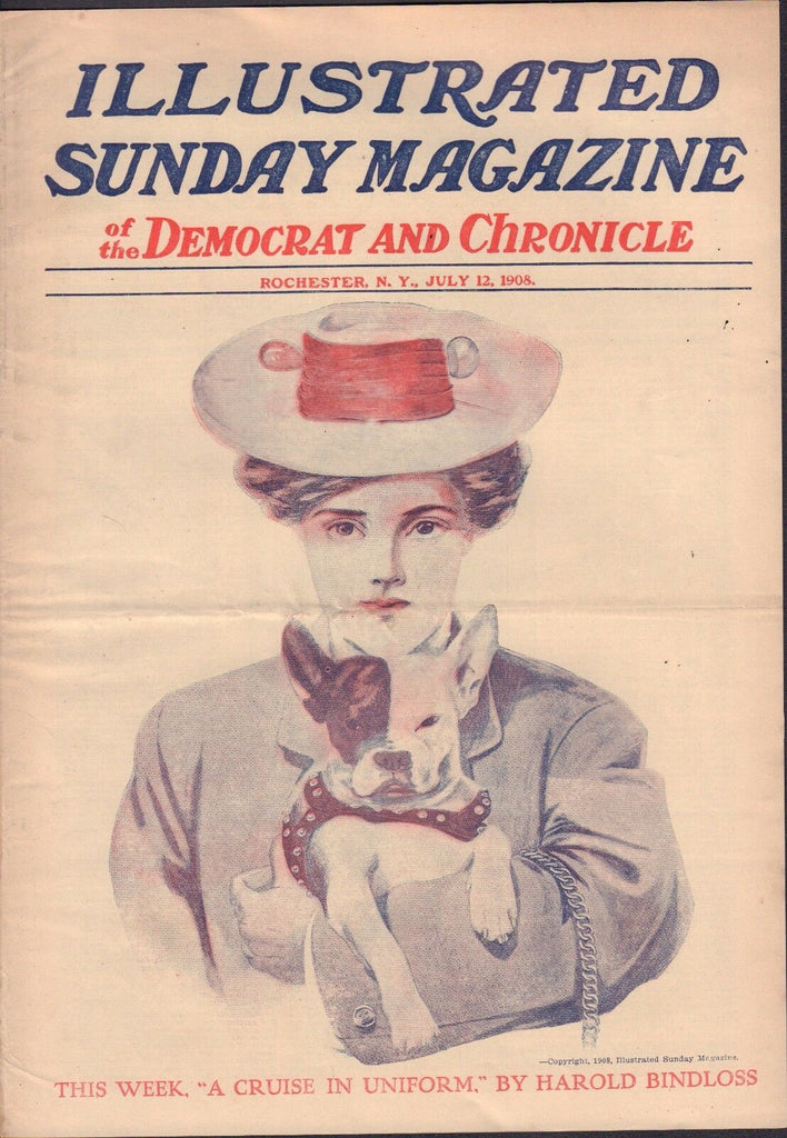 Sunday Magazine Illustrated Rochester July 12 1908 A Cruise In Uniform 11217DBE