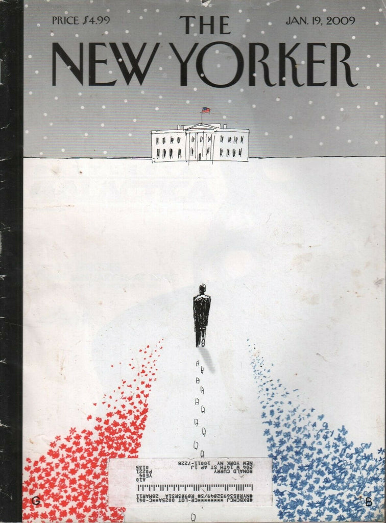 The New Yorker January 19 2009 To the White House by Guy Billout Cover 121819AME