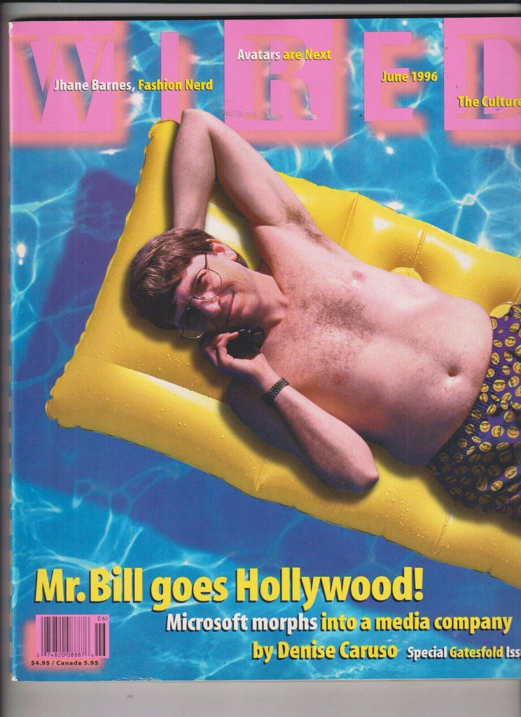 Wired Mag Bill Gates Goes Hollywood June 1996 120319nonr