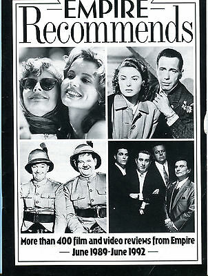 Empire Recommends Magazine Film Video Reviews June 1989/June 1992 EX 040516jhe