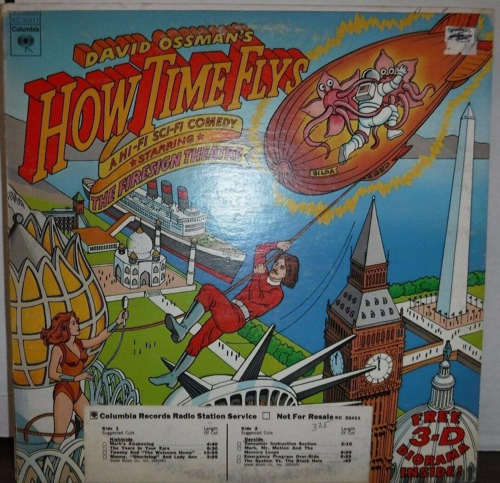 David Ossman's How Time Flys 33RPM KC32411 PROMO 111116LLE