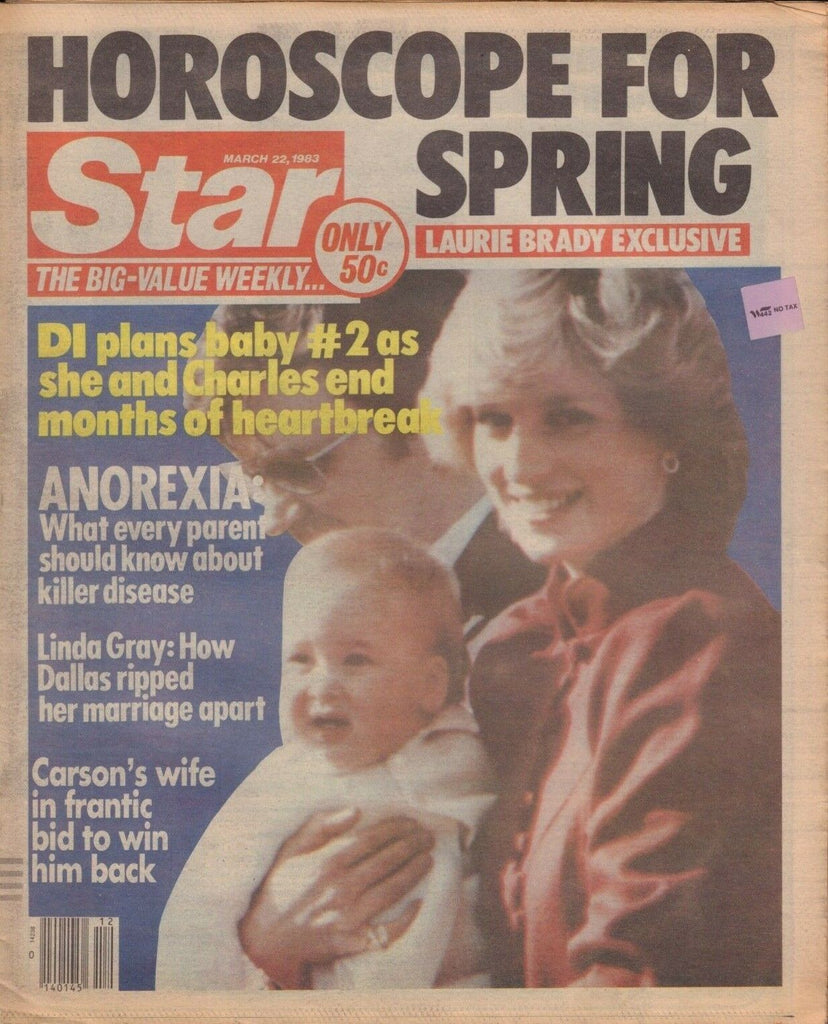 Star March 22 1983 Princess Diana Linda Gray 020119DBE