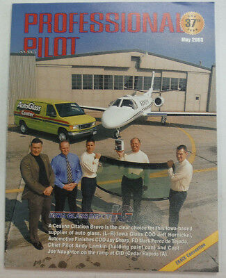 Professional Pilot Magazine Iowa Class Depot Jay Sharp May 2003 FAL 060215R