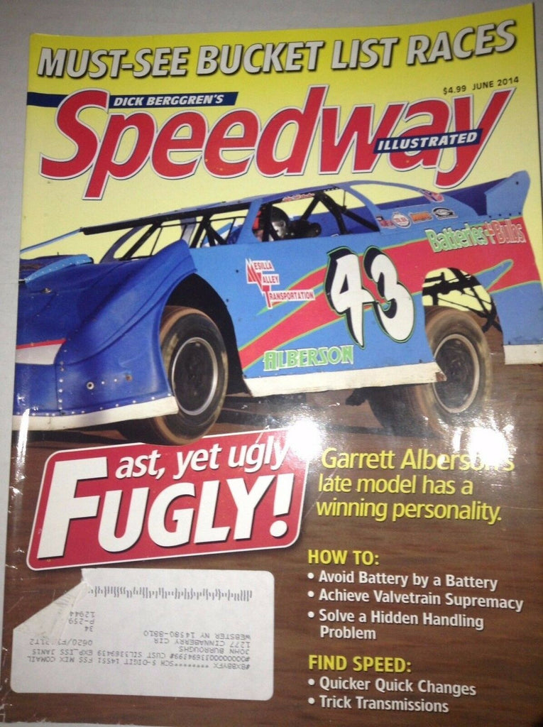 Speedway Illustrated Magazine Garrett Alberson June 2014 040617NONRH