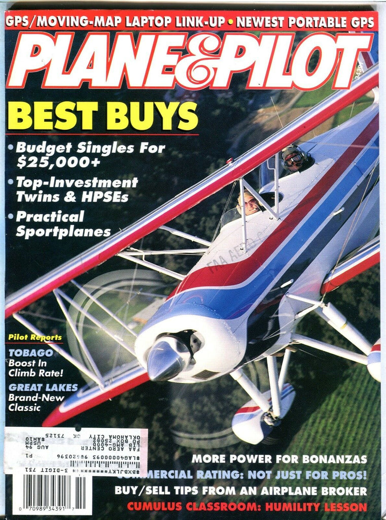 Plane & Pilot Magazine October 1993 Tobago EX w/ML FAA Library 101716jhe