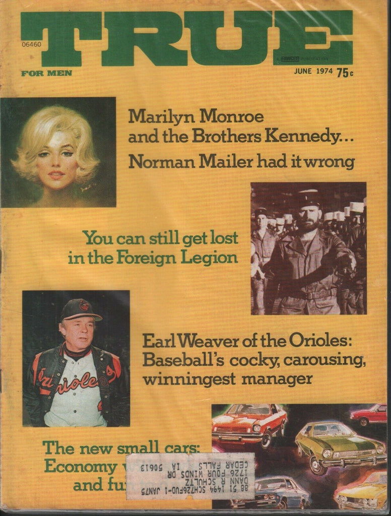 True Magazine for Men June 1974 Marilyn Monroe Kennedy Brothers 061919AME