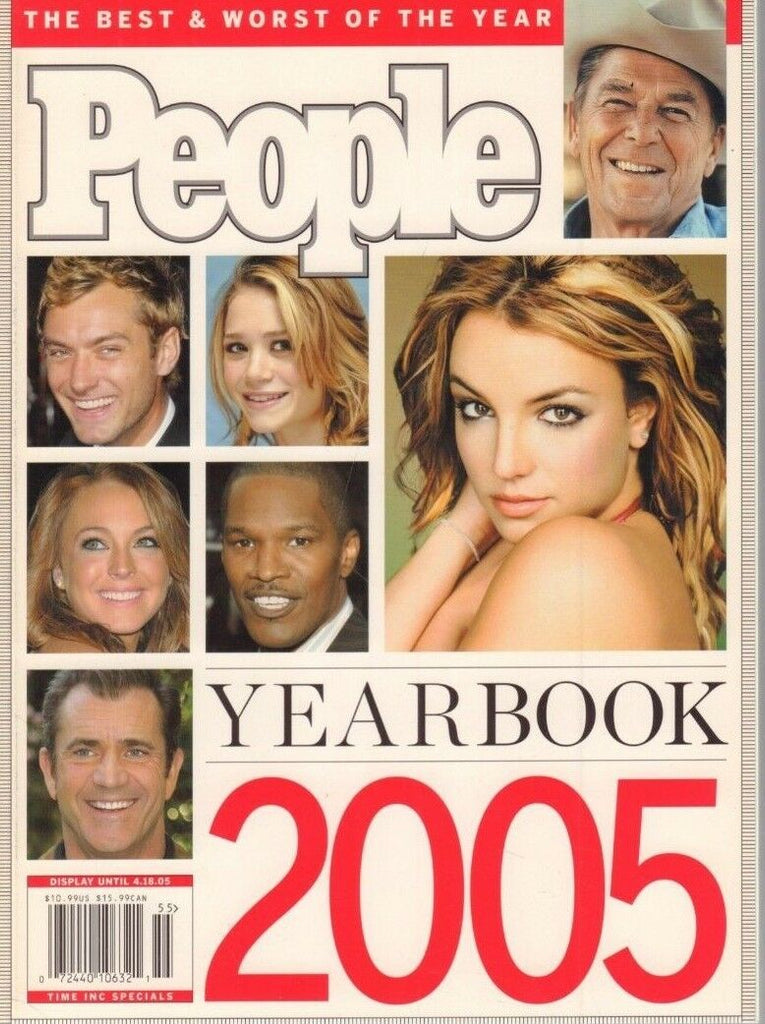 People Yearbook 2005 Britney Spears Jude Law Ronald Reagan 121718DBE