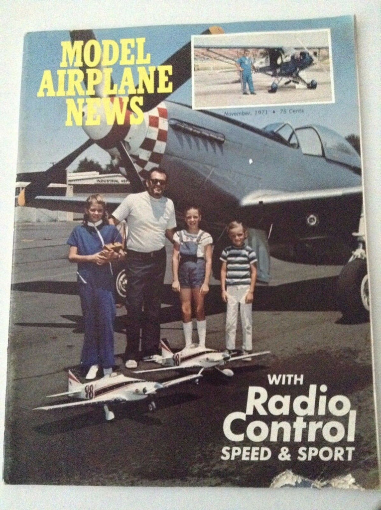 Model Airplane News Magazine Zlin Akrobat Minnow II November 1971 041117NONRH2