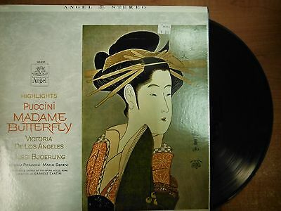 33 RPM Vinyl Puccini Madame Butterfly Angel Records S1 35821 Stereo 022415SM