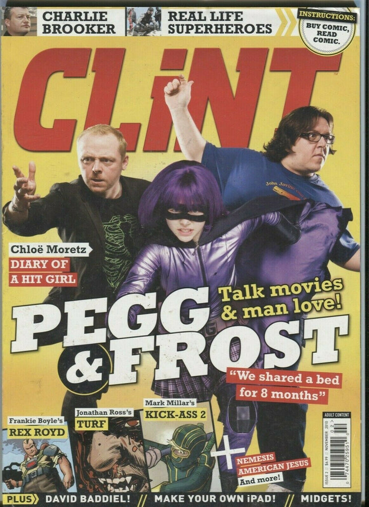 Clint #2 October 2010 Simon Pegg Chloe Moretz Mark Millar 102819DBE