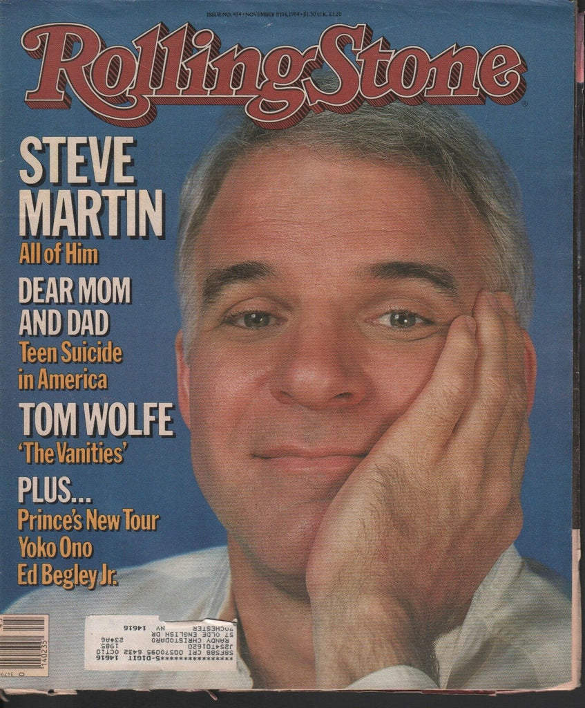 Rolling Stone November 8th 1984 Steve Martin Tom Wolfe w/ML 080818DBE2