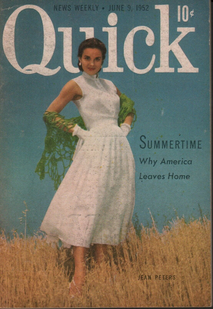 Quick News Weekly June 9 1952 Jean Peters Cheesecake Pin Up 070819AME