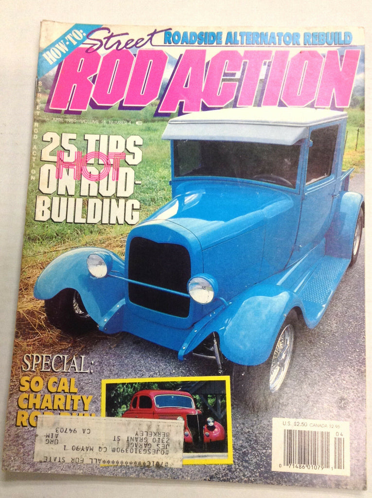 Street Rod Action Magazine 25 Hot Tips On Building April 1989 031017NONRH