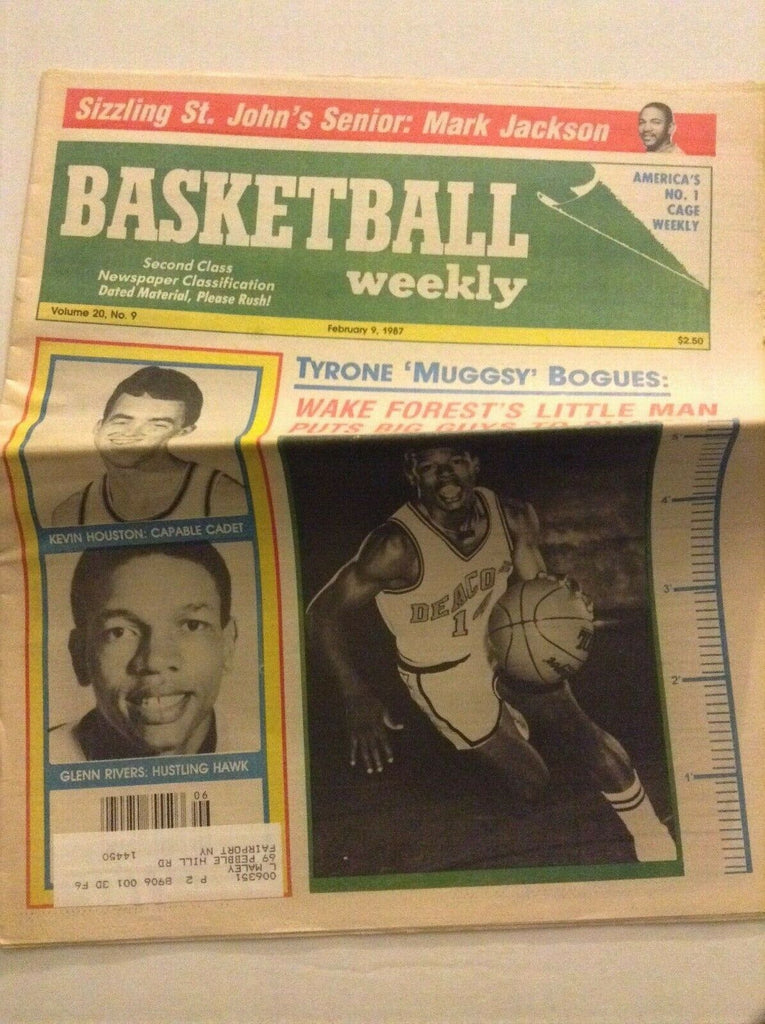 Basketball Weekly Tyrone Bogues Kevin Houston February 9, 1987 091119nonrh