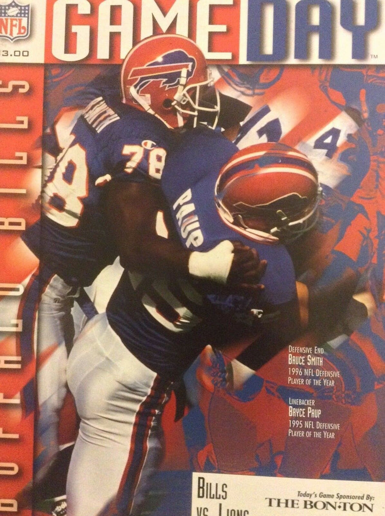 Game Day Magazine Buffalo Bills Vs Lions October 5, 1997 062718nonrh