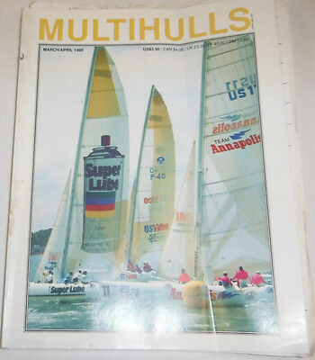 Multihulls Magazine Dodging Hurricane Dovi March/April 1989 072814R