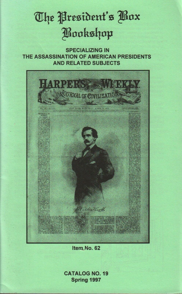 The President's Box Catalog 19 1997 Assassination of Presidents JFK 011320AME