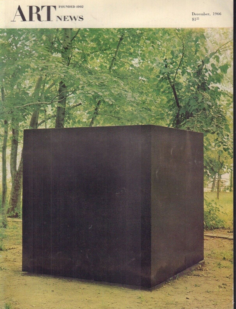 Art News Magazine Polemic One Eye Formats December 1966 032118nonr