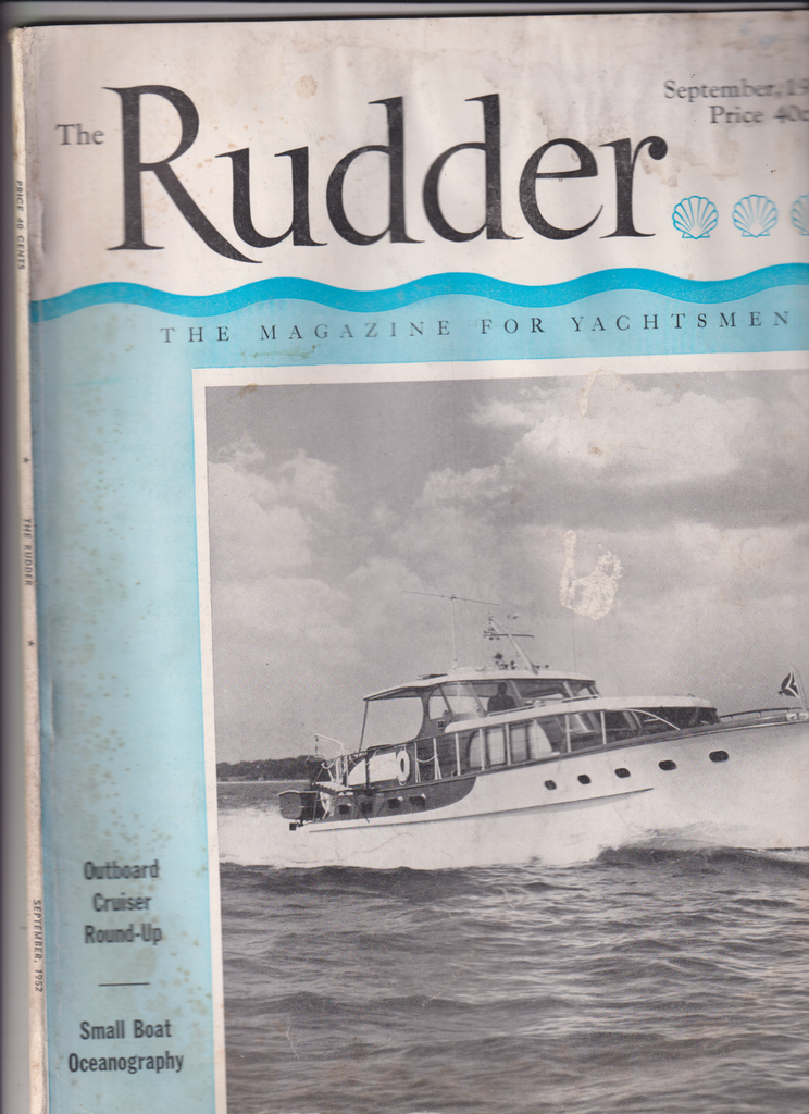 The Rudder Mag Outboard Cruiser Round-up, Oceanography September 1952 122019nonr