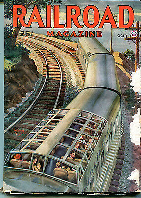 Railroad Magazine October, 1945 VG 120815jhe2