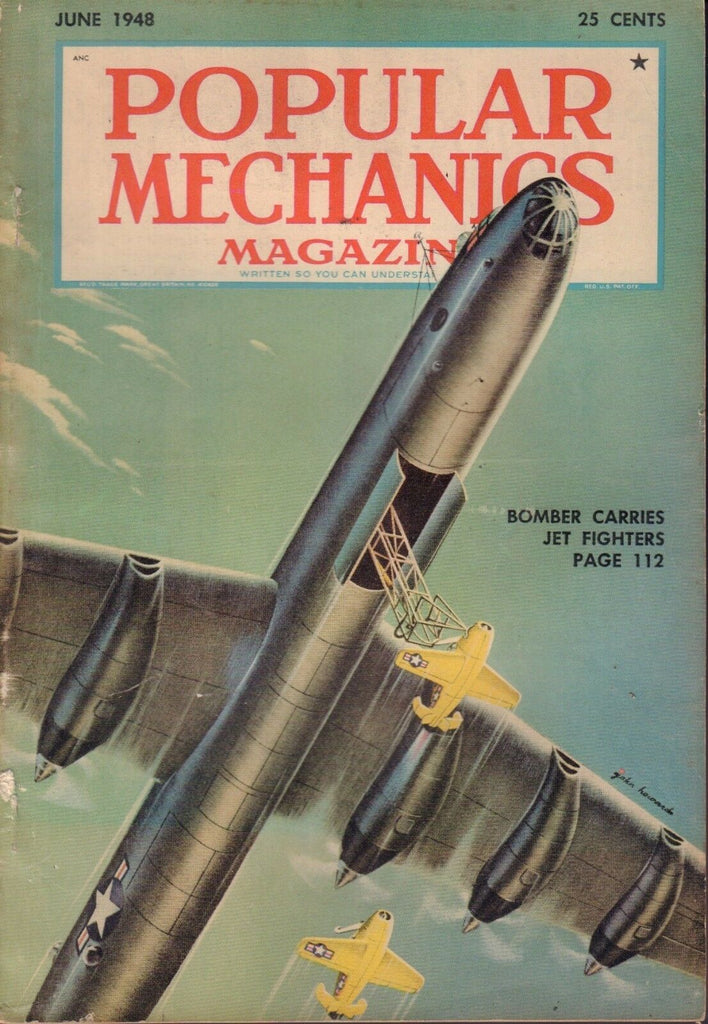 Popular Mechanics Magazine June 1948 Bomber Jet Fighters 090117nonjhe