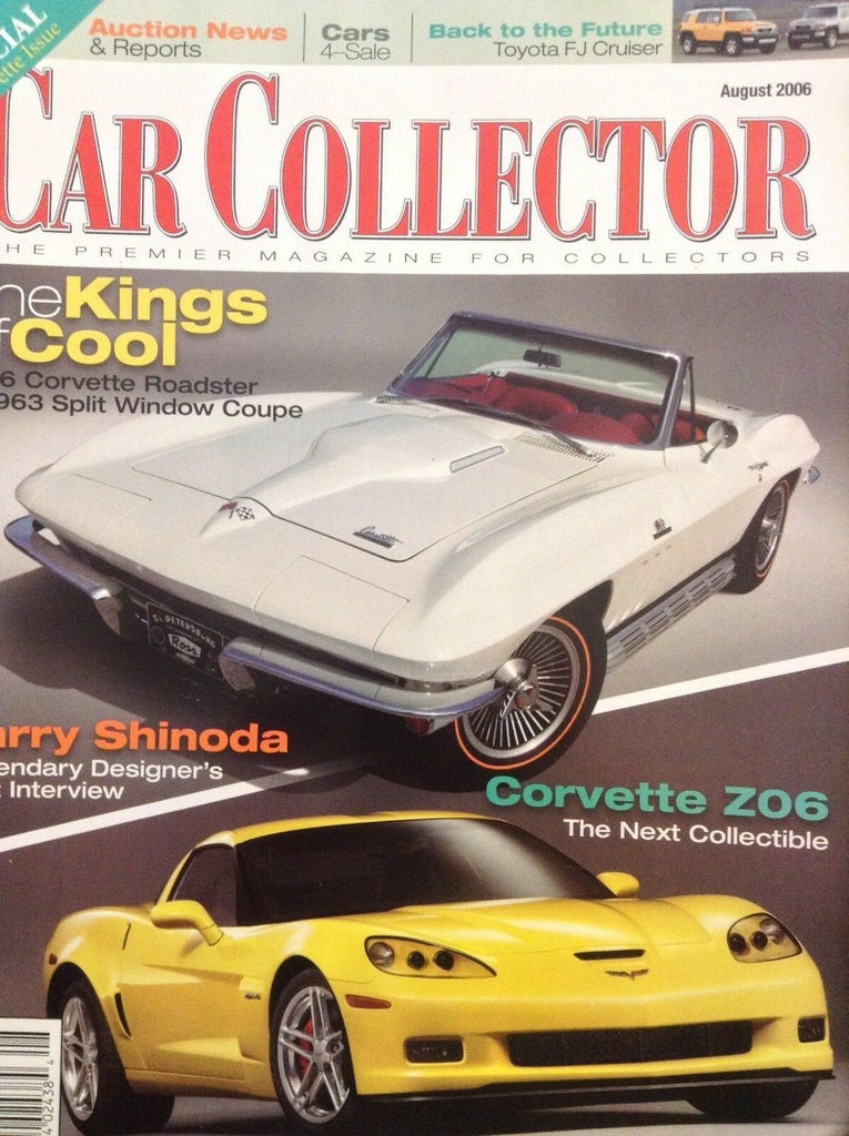 Car Collector Magazine 1966 Corvette Roadster August 2006 032518nonrh