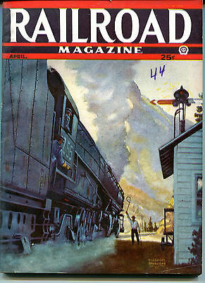 Railroad Magazine April, 1944 VG 120815jhe2