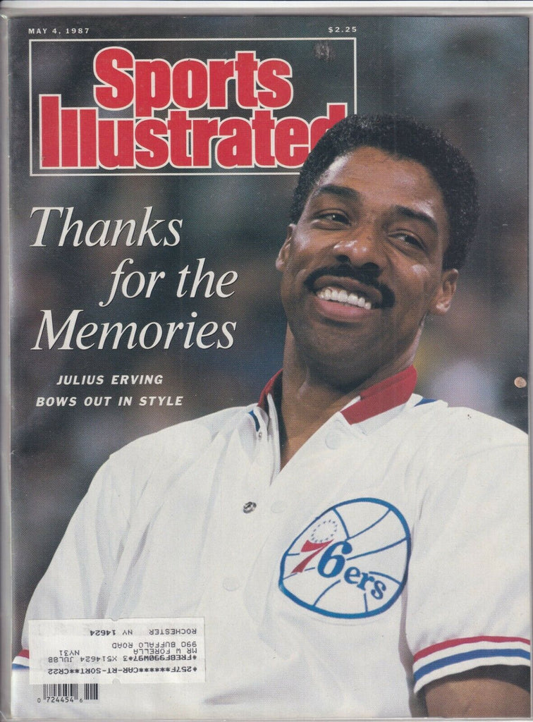 Sports Illustrated Julius Erving Retires May 4, 1987 091619nonr