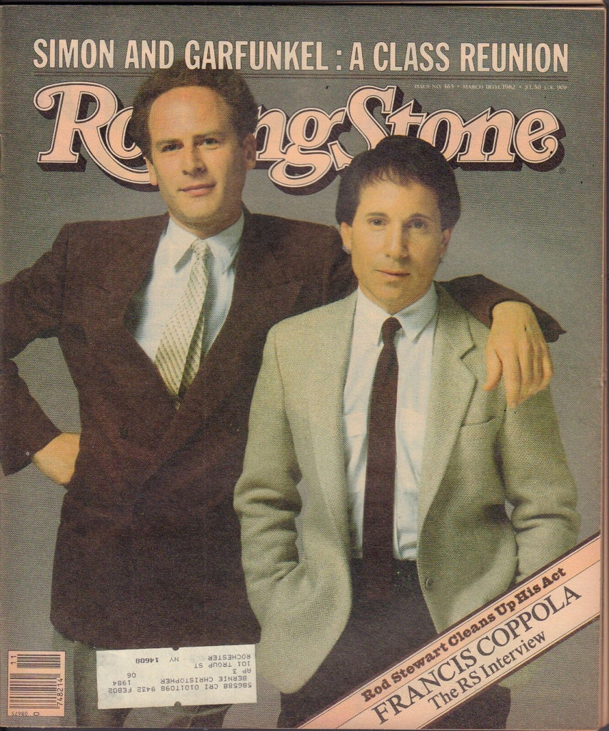 Rolling Stone March 18 1982 Simon and Garfunkel w/ML 122116DBE