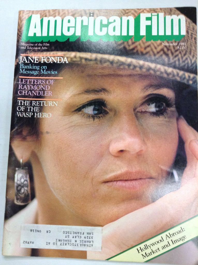 American Film Magazine Jane Fonda Raymond Chandler November 1981 040617nonr