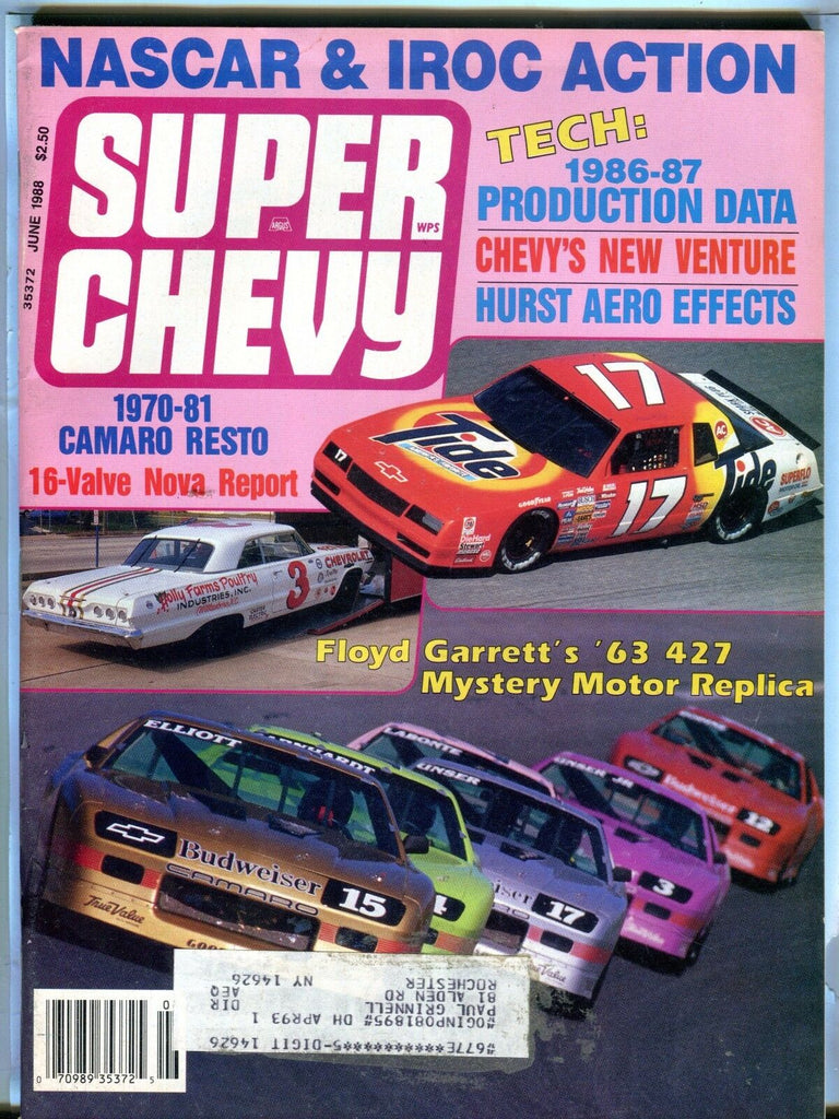 Super Chevy Magazine June 1988 Floyd Garrett EX w/ML 031417nonjhe