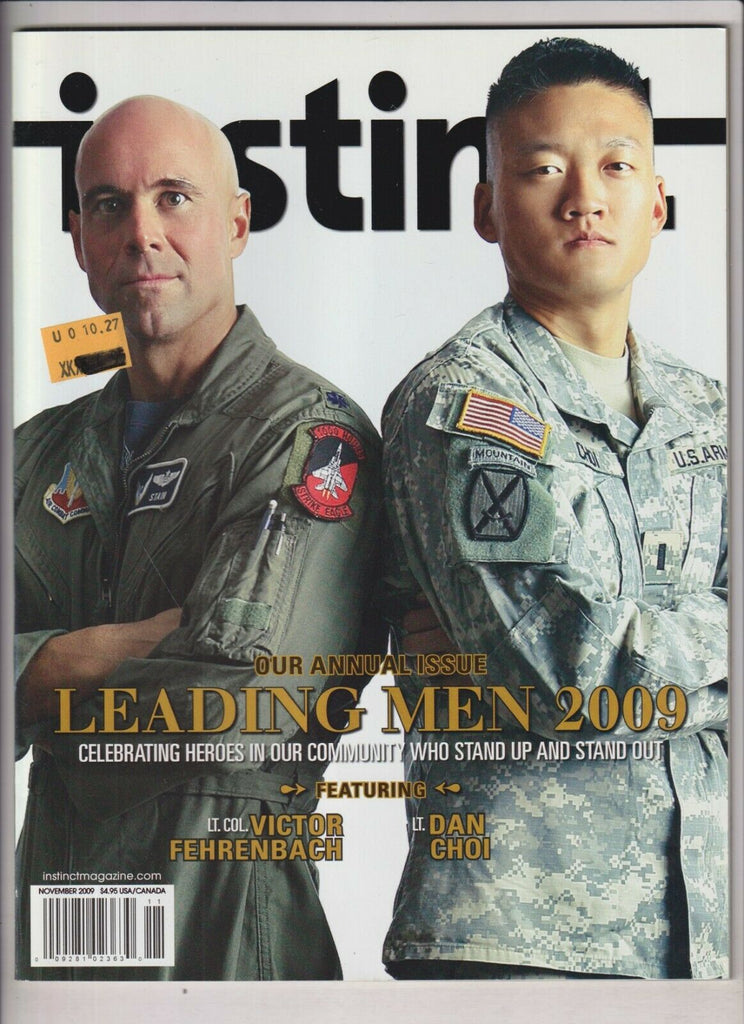 Instinct Gay Interest Leading Men 2009 Lt. Dan Choi November 2009 030420nonr