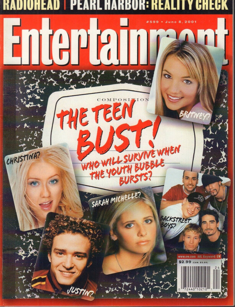 Entertainment Weekly June 8 2001 Britney Spears Justin Timberlake 012918DBE