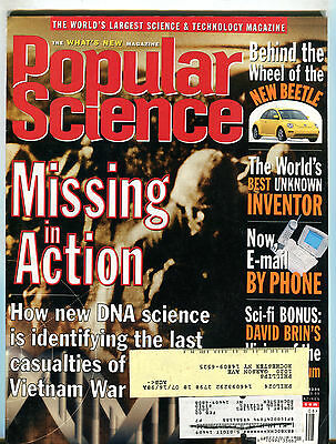 Popular Science Magazine August 1998 Missing In Action EX 041516jhe