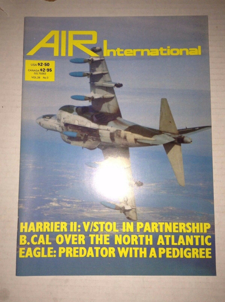 Air International Plane Magazine Harrier II V/Stol March 1984 120716rh2