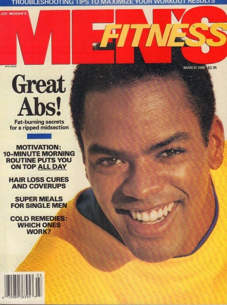 Mens Fitness March 1990 Xavier Powell Albert Sanchez Bruce Berlow 121318DBE
