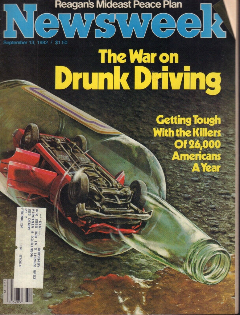 Newsweek September 13, 1982 Adam Fisher Lester Bernstein w/ML 090718AME