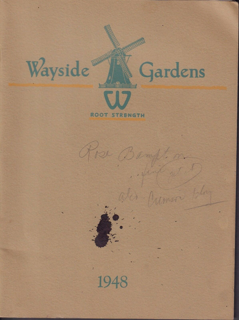 Wayside Gardens Root Strength 1948 Flower Catalog 080417nonDBE