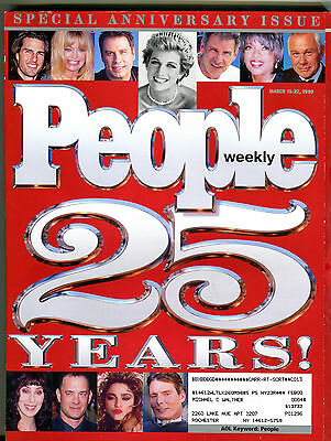 People Magazine March 15-22 1999 Anniversary Issue 25 Years! EX 012116jhe