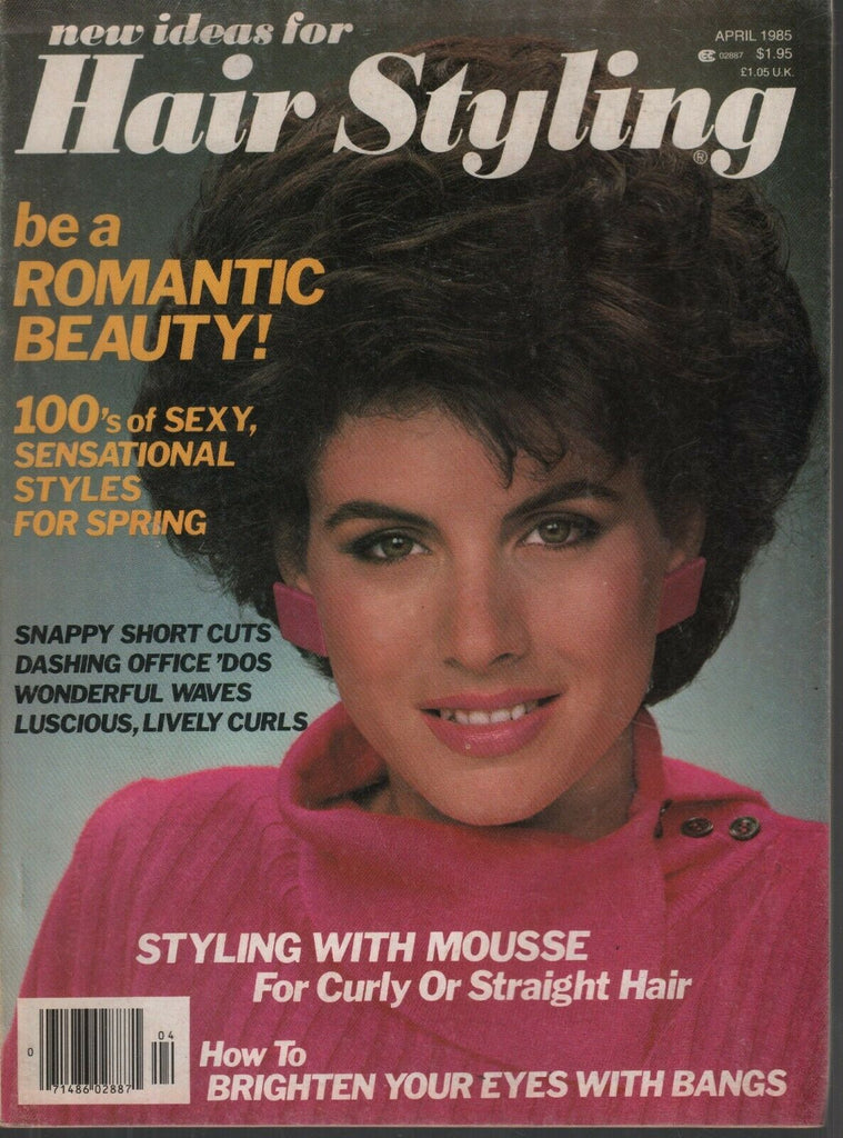 New Ideas for Hair Styling April 1985 Vintage Hairstyle Magazine 072919AME