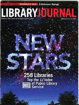 Library Journal Magazine November 15 2009 New Stars EX FAA 030816jhe