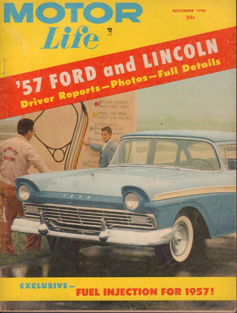 Motor Life November 1956 '57 Ford and Lincoln 022817nonDBE2
