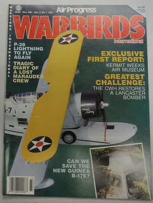 Airprogress Warbirds Magazine P-38 Lightning To Fly Again Fall 1987 050415R