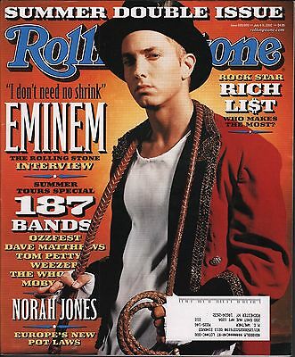 Rollingstone July 4-11 2002 Eminem, Norah Jones w/ML VG 021016DBE