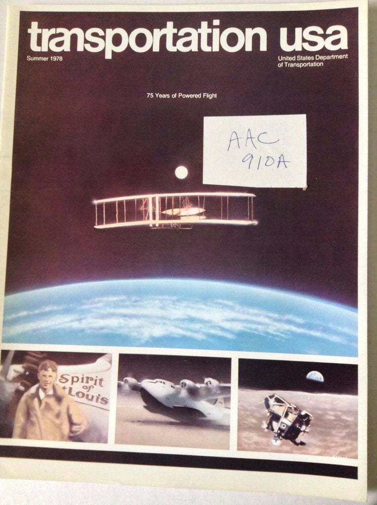 Transportation USA Magazine 75 Years Powered Flight Summer 1978 FAL 050517nonrh