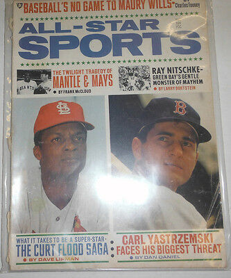 All-Star Sports Magazine Mickey Mantle Willie Mays August 1968 091914r