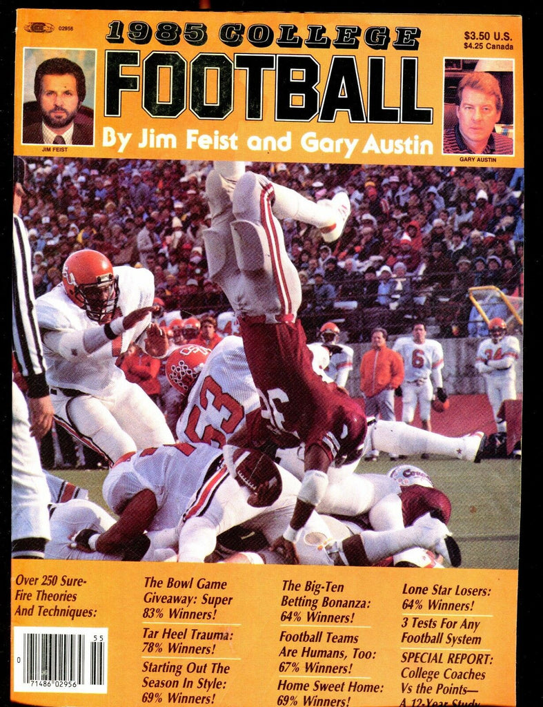 1985 College Football Preview Magazine EX No ML 020817jhe